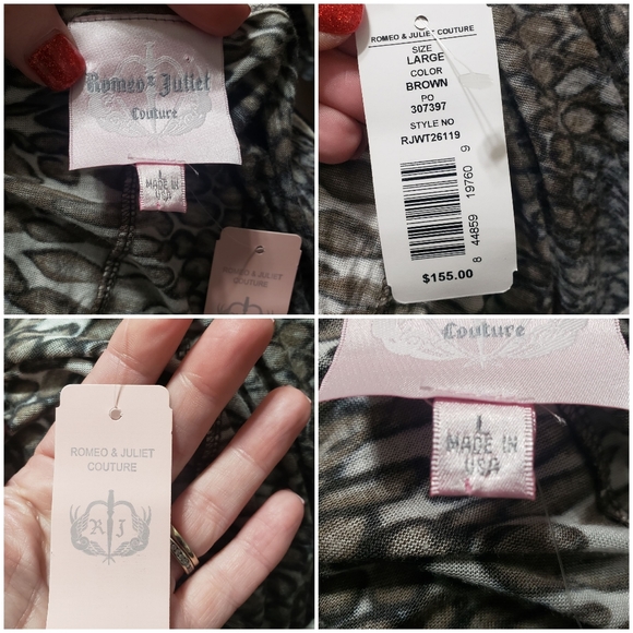 NWT Romeo & Juliet Couture Sz L Hi-Lo Dress - Picture 3 of 16